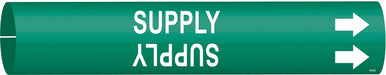 Pipe Marker Supply 2 in H 2 in W