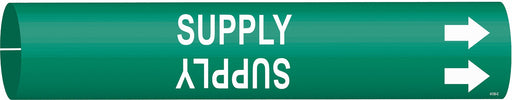Pipe Marker Supply 2 in H 2 in W