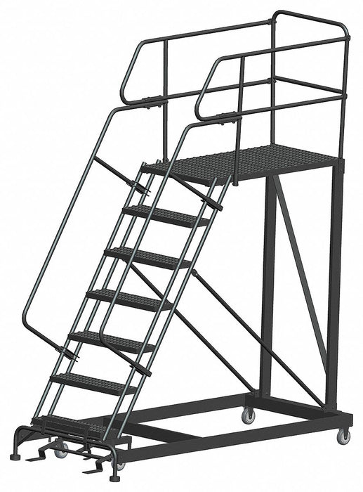 Roll Work Platform Steel Single 70 In.H