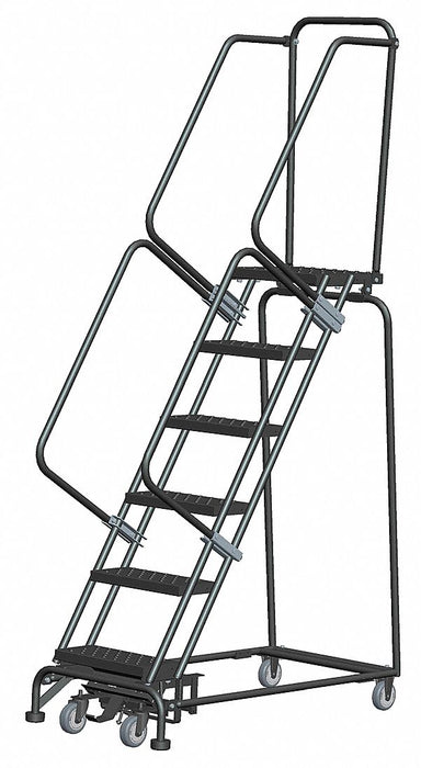 Lockstep Rolling Ladder Steel 60 In.H