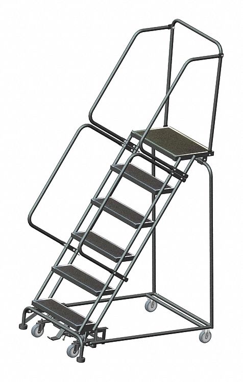 Lockstep Rolling Ladder Steel 60 In.H