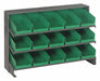 E1541 Bench Pick Rack 12x21x36in Green