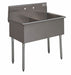 Scullery Sink 36 x24.5 x41 Silver