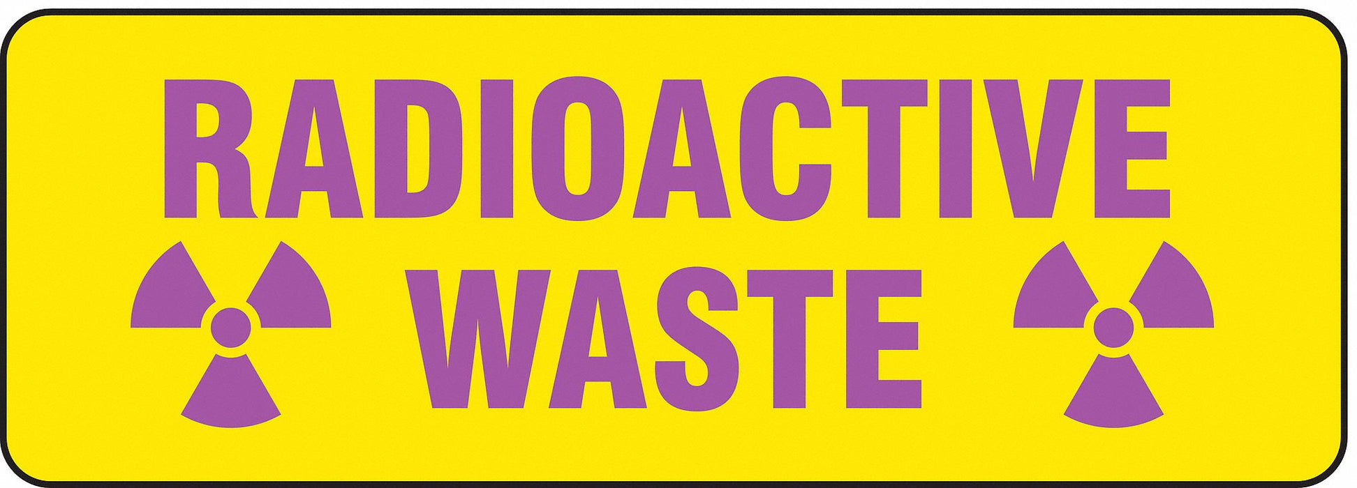 Sign 3.5in x 10in Polyester PK10