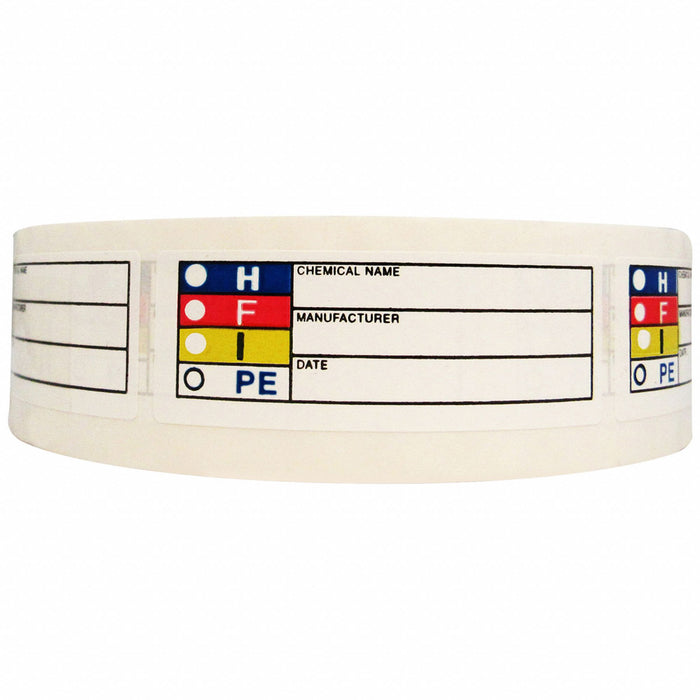 HMIG Label 4 in H 8 in W Paper PK100