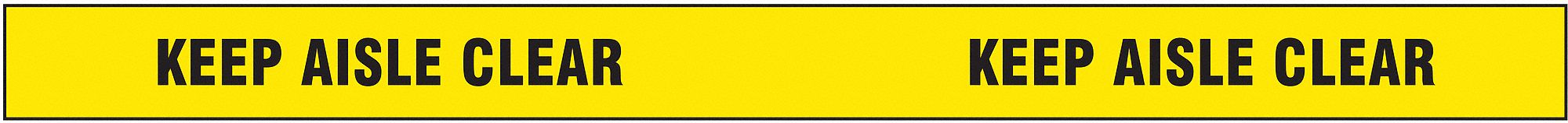Floor Tape Black/Yellow 2 inx180 ft Roll