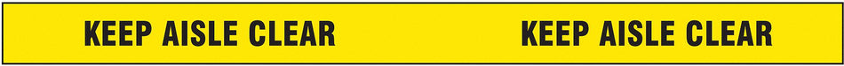 Floor Tape Black/Yellow 2 inx180 ft Roll