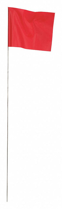 Marking Flag Red Blank PVC PK100