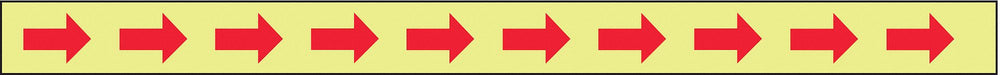 Floor Tape Red/Glow 3 inx15 ft Roll