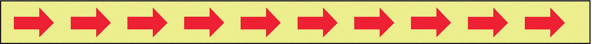 Floor Tape Red/Glow 3 inx15 ft Roll