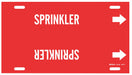 Pipe Marker Sprinkler 10 in H 32 in W