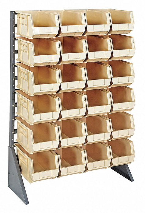 F1613 BinRailFlrRck 15inx54inx36in LdCp 50 lb