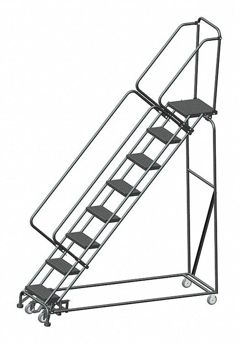 Lockstep Rolling Ladder Steel 80 In.H