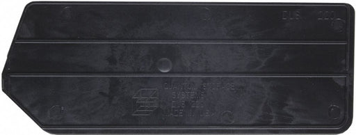 Bin Divider 7 in L Plastic Black PK6