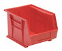F0604 Hang and Stack Bin Red PP 7 in