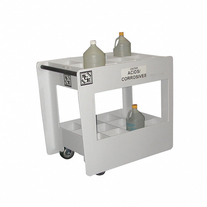 Chemical Transfer Cart 100 lb 24 Bottle