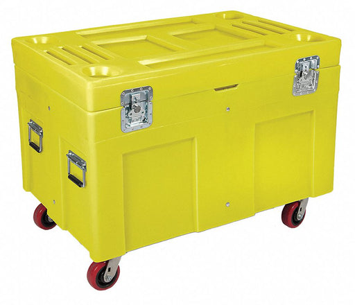 MobileStrgTrunk 30in 45in Plstc Yellow