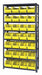 E1498 Bin Shlvng 12inx75inx36in Yellow