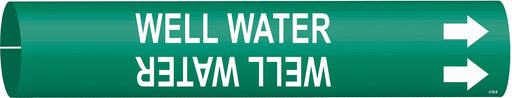 Pipe Marker Well Water 7/8 in H 7/8 in W