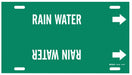 Pipe Marker Rain Water 10 in H 24 in W