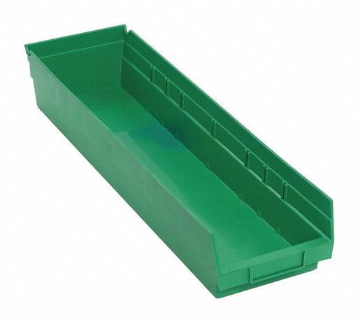 F0622 ShelfBin 23.625inL 6.625inW Plastic
