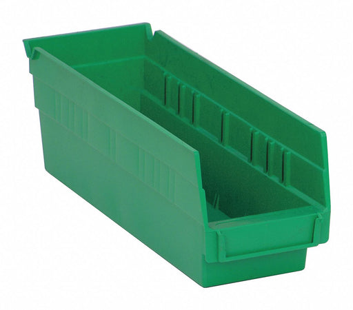 F0613 ShelfBin 11.625inL 4.125inW Plastic
