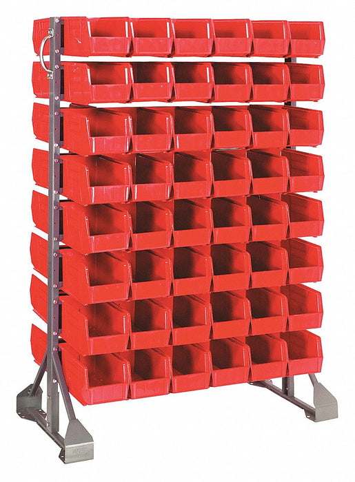 E1536 BinRailFlrRck 20inx54inx36in LdCp 100lb