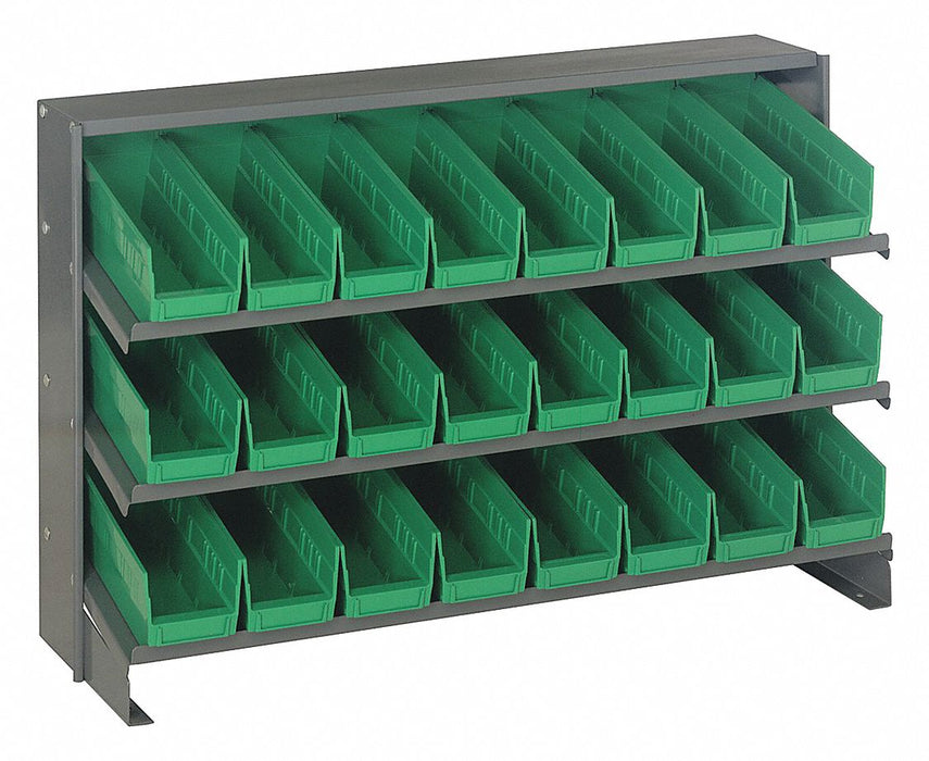 E1540 Bench Pick Rack 12x21x36in Green