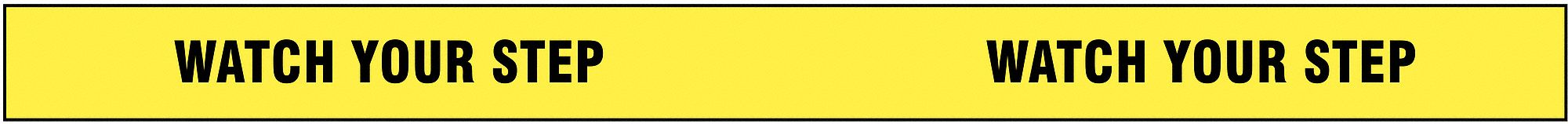 Floor Tape Black/Yellow 2 inx180 ft Roll