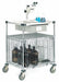 Wire Security Cart 2 Shelf 39x24