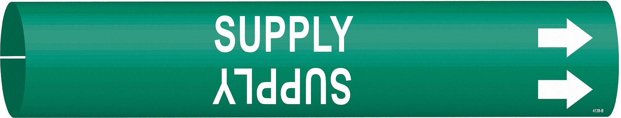 Pipe Marker Supply 7/8 in H 7/8 in W