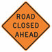 Traffic Sign 30 in x 30 in Orange