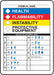 Chemical Label Plastic 10 in H
