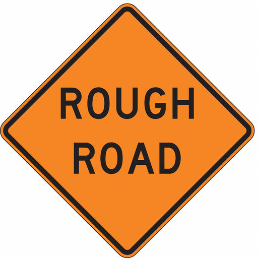 Traffic Sign 30 in x 30 in Orange