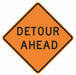 Detour Ahead Traffic Sign 30 x 30 