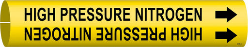 Pipe Marker High Pressure Nitrogen 2in H
