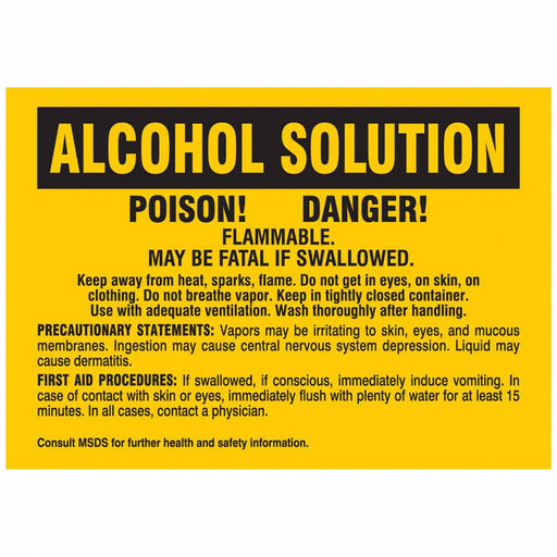 Chemical Label Polyester PK25