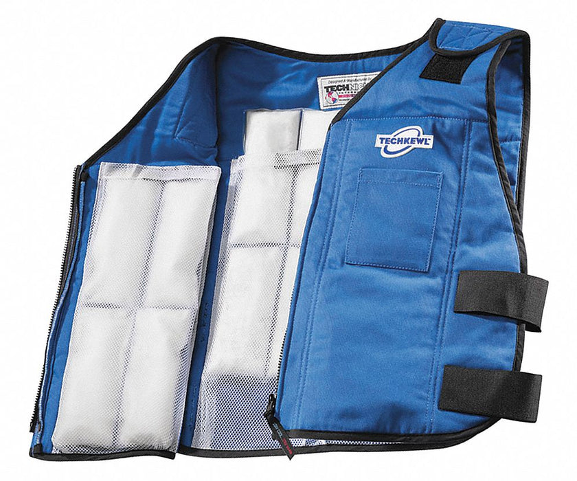 E7357 Cooling Vest Blue 5 to 10 hr L/XL
