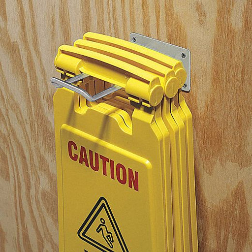 Sign Storage Holder Silver Steel 3 in H