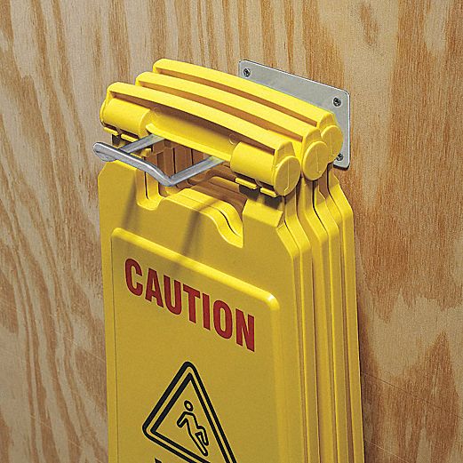 Sign Storage Holder Silver Steel 3 in H