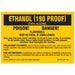 NFPALabel 3-1/2inH 5inW Polyester PK25