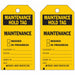 Tag Black/Yellow 5-3/4inH 3inW PK10