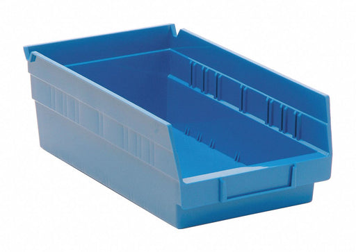 F0614 ShelfBin 11.625inL 6.625inW Plastic
