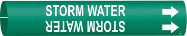 Pipe Marker Storm Water 2 in H 2 in W