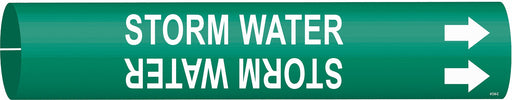Pipe Marker Storm Water 2 in H 2 in W