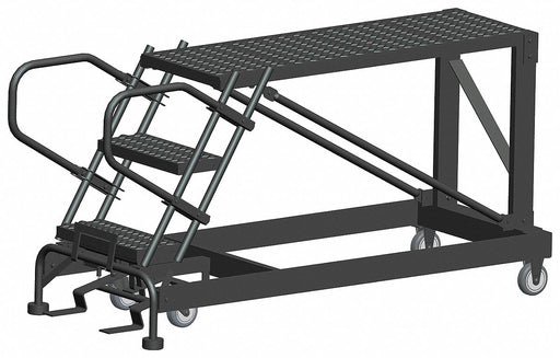 Roll Work Platform Steel Single 30 In.H