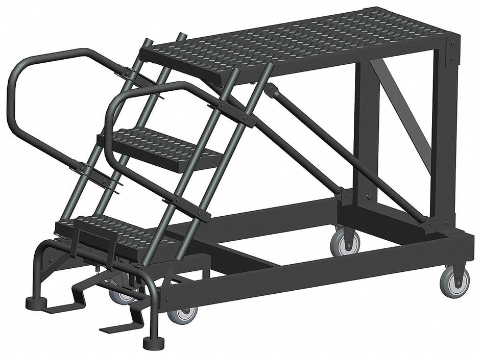 Roll Work Platform Steel Single 30 In.H