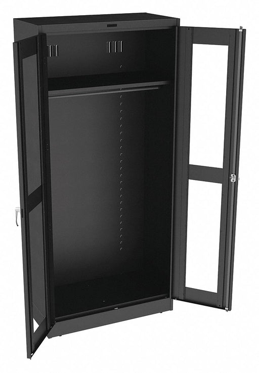 E4470 Storage Cabinet 78 x36 x18 Black 1Shlv