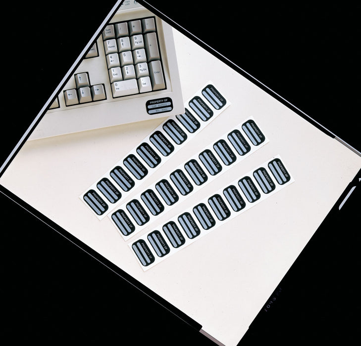 Proprty Id Label 7/8 x1 1/2 PK100