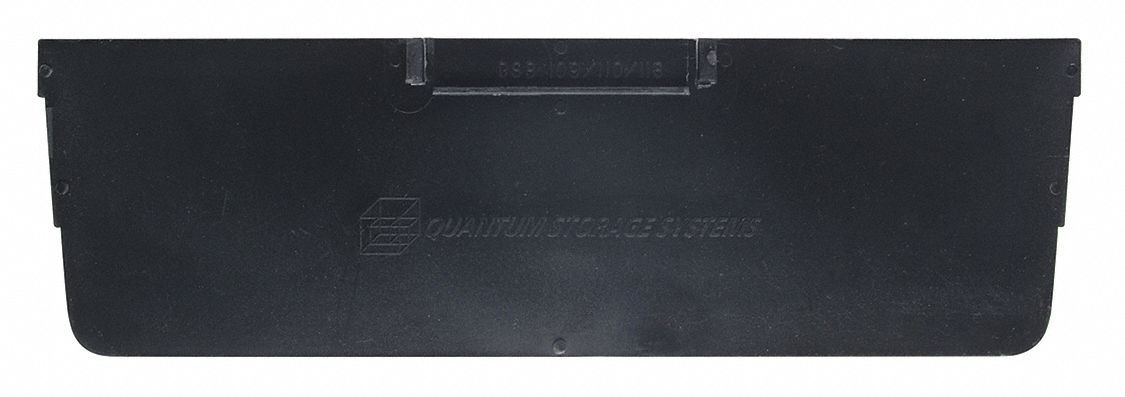 BinDivider 10.25inL Plastic Black PK50